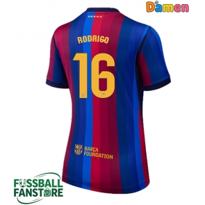Barcelona Rodri Hernandez #16 Replik Heimtrikot Damen 2026-27 Kurzarm